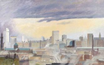 Derek Wilkinson (British 1929-2001) "Manchester Cityscape"