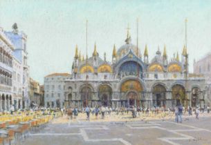 Bob Richardson (British 1938-) "San Marco, Venice"