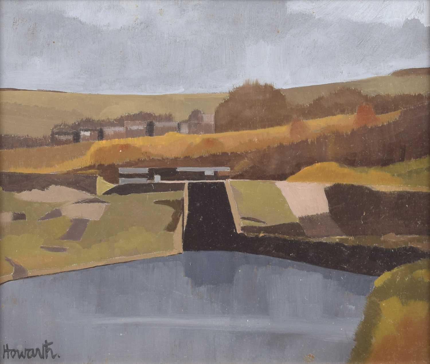 Russell Howarth (British 1927-2020) "Canal at Diggle"