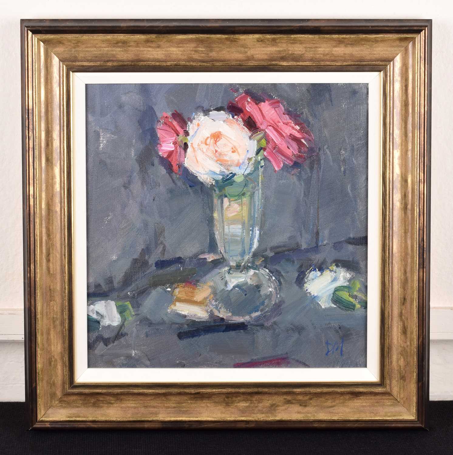Don McKinlay (British 1929-2017) "Summer Roses" - Image 2 of 2
