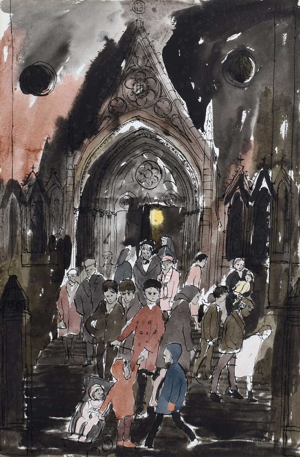 Audrey M. Smith (1933-) "The Church of the Holy Name, Manchester"