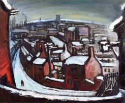Theodore Major (British 1908-1999) "Snow at Wigan"