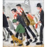 Harold Riley (British 1934-2023) "Going to the Match"