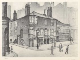 L.S. Lowry R.A. (British 1887-1976) "Great Ancoats Street"
