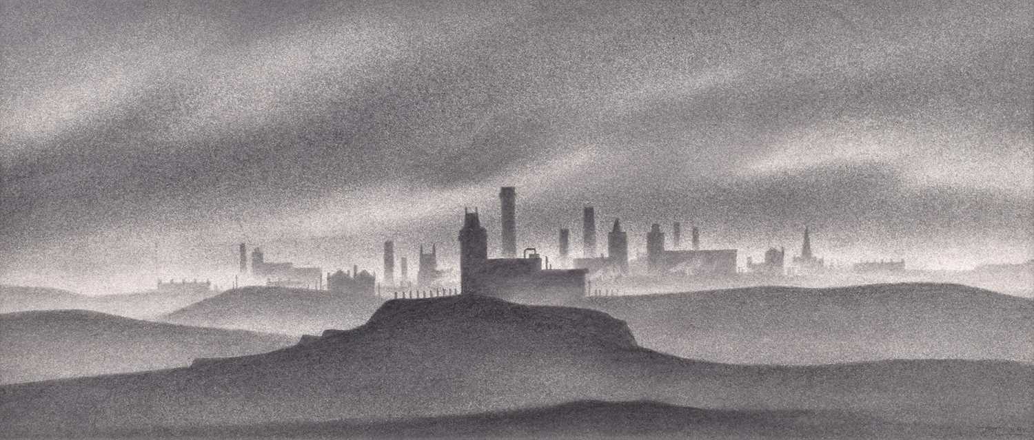 Trevor Grimshaw (British 1947-2001) "Factories"