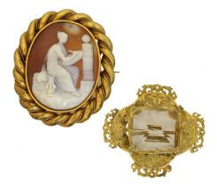 Two brooches,