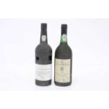 2 bottles Mixed Lot Fine mature 1987 Vintage Port