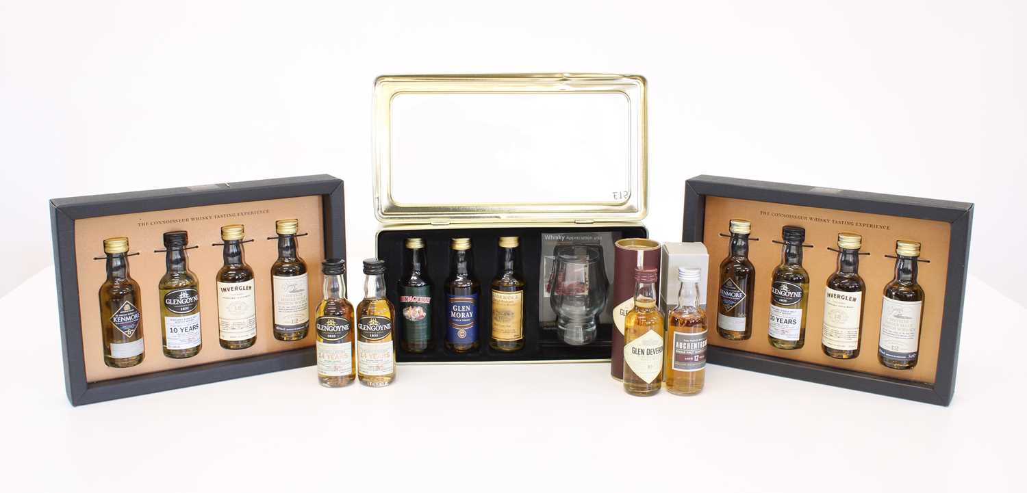 A collection of Miniatures of Fine Malt Whisky