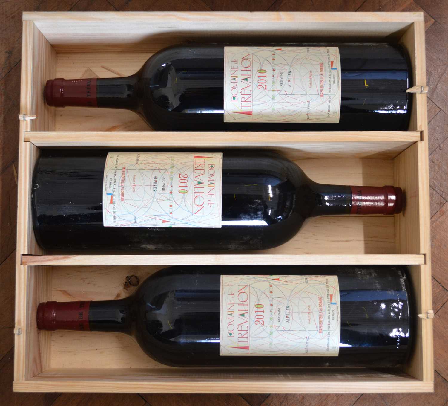 3 Magnum bottles of Domaine de Trevallon Bouches du Rhone