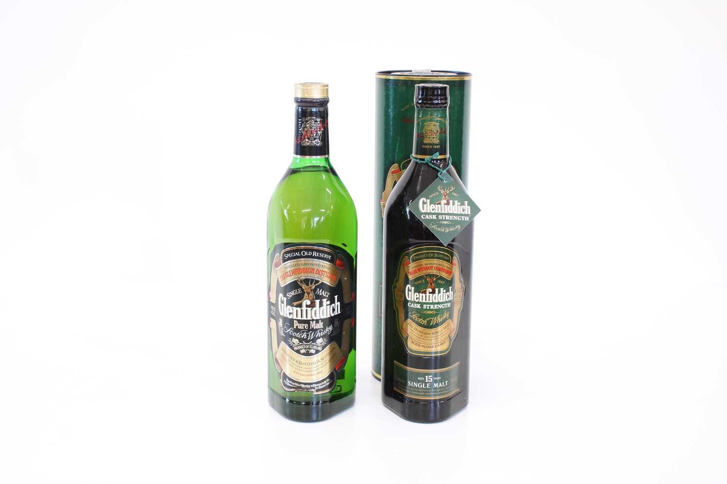 2 bottles (litre) Glenfiddich Pure Malt