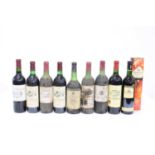 9 bottles Mixed Lot of Fine mature Claret