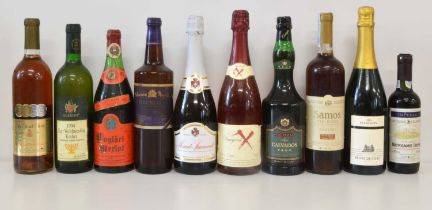 10 bottles Mixed Lot of Assorted Table Wines, Dessert Wines, Sparkling Wines and Calvados
