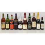 10 bottles Mixed Lot of Assorted Table Wines, Dessert Wines, Sparkling Wines and Calvados