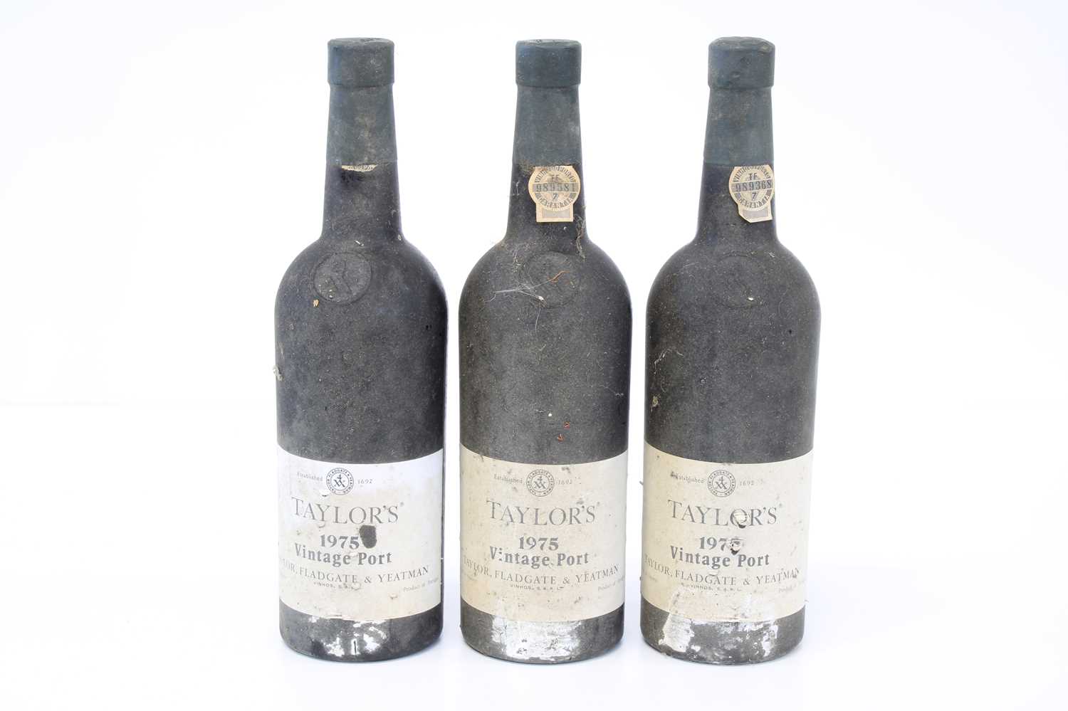 3 bottles Taylor’s Vintage Port 1975