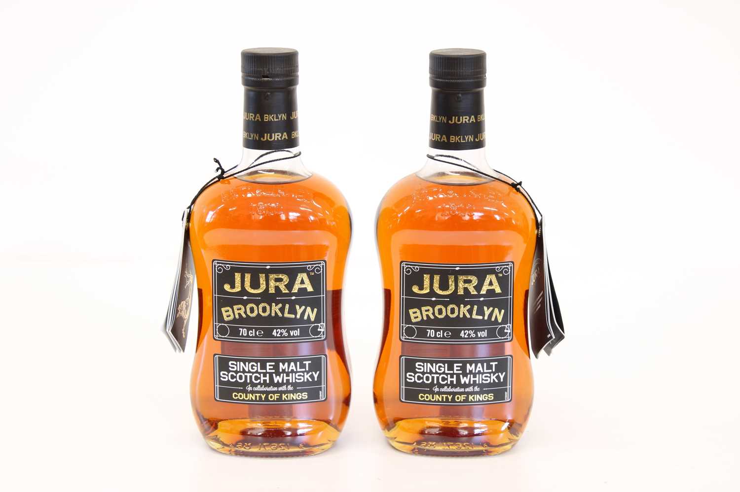 2 bottles Jura ‘Brooklyn’ Single Malt Scotch Whisky