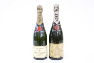 2 bottles Champagne Moet et Chandon