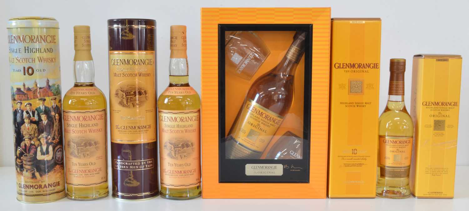 4 bottles Mixed Lot of Glenmorangie Malt Whisky