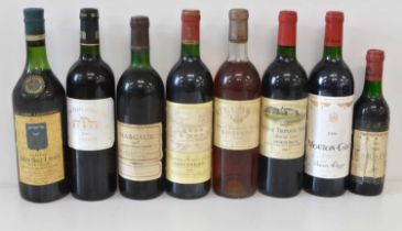 8 bottles Mixed Lot of Bordeaux Claret and 1er Cru Sauternes