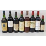 8 bottles Mixed Lot of Bordeaux Claret and 1er Cru Sauternes