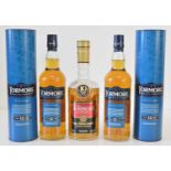 3 bottles of Tormore Single Malt Speyside Distillery