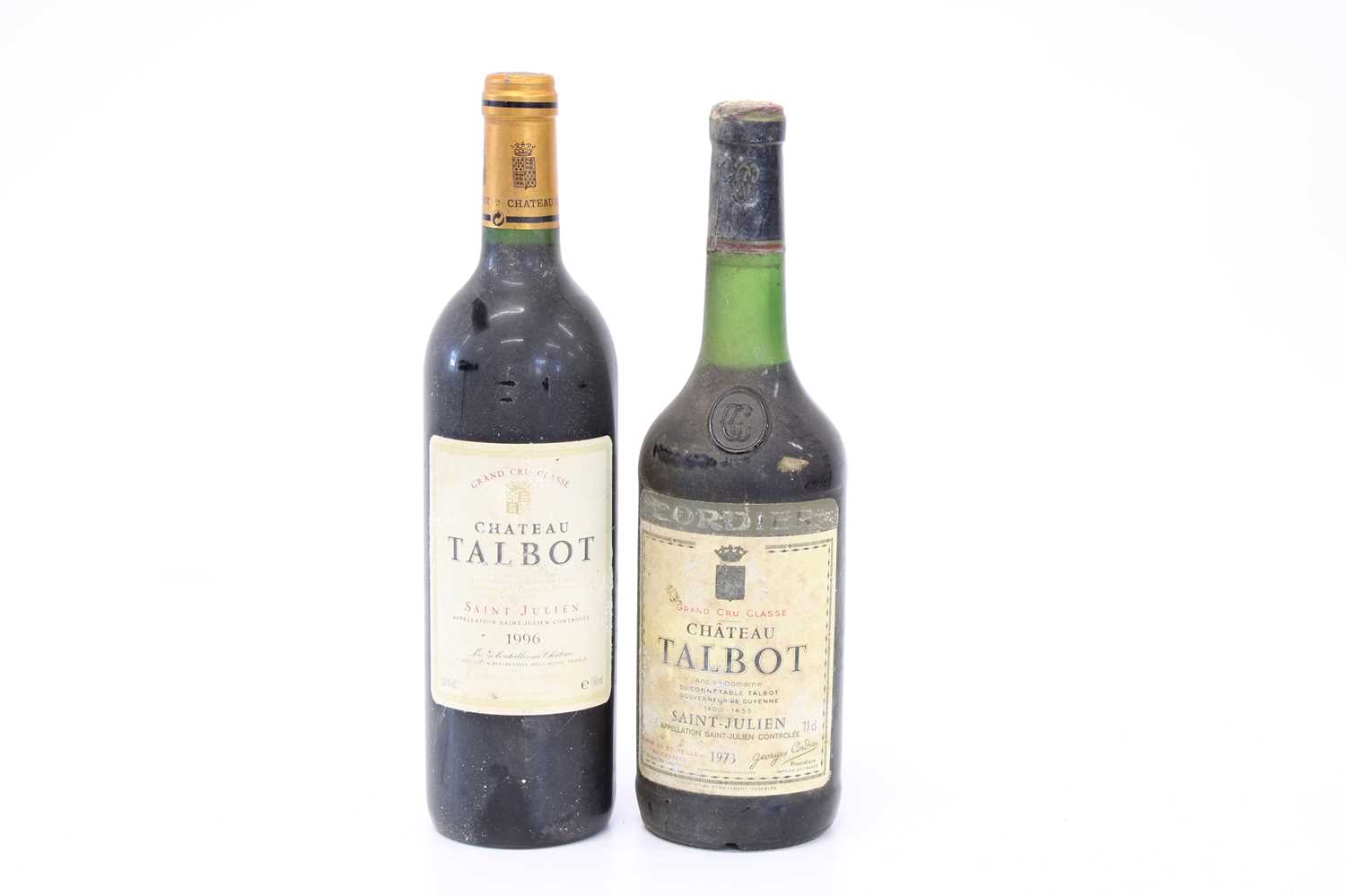 2 bottles Mixed Lot of Fine mature Claret