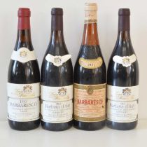 4 bottles Mixed Lot Piemonte Barbera d’Asti and Barbaresco