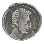 Octavian as Augustus AR Denarius