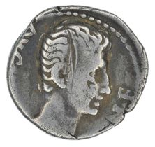Octavian as Augustus AR Denarius