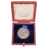 A Victoria 1897 Diamond Jubilee silver medal in original case.