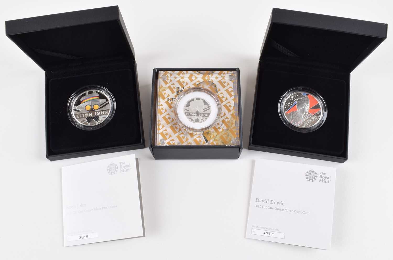 Three Music Legends Silver Proof Coins (3).