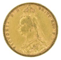 Queen Victoria, Sovereign, 1890.