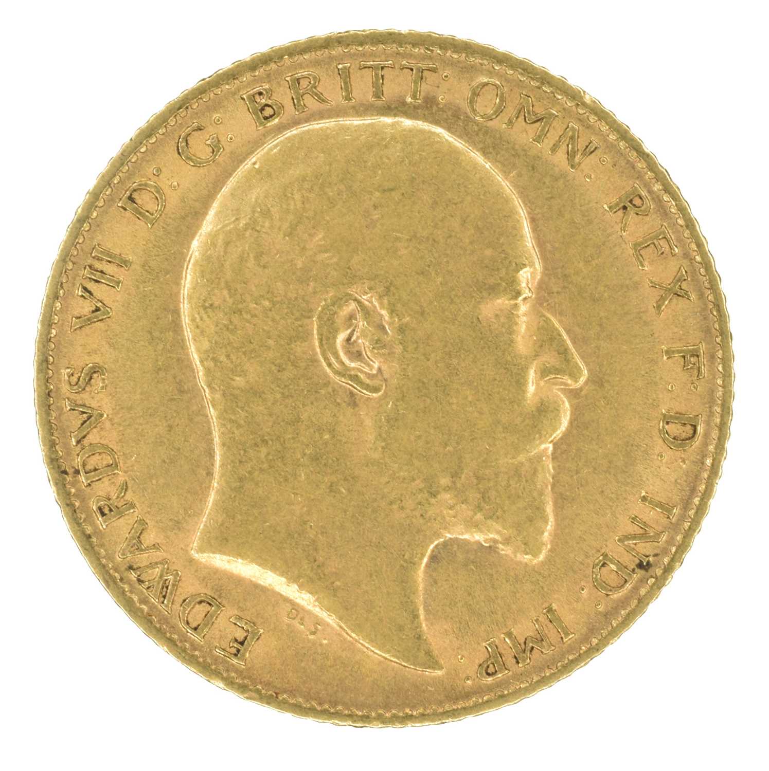 King Edward VII, Half-Sovereign, 1909.