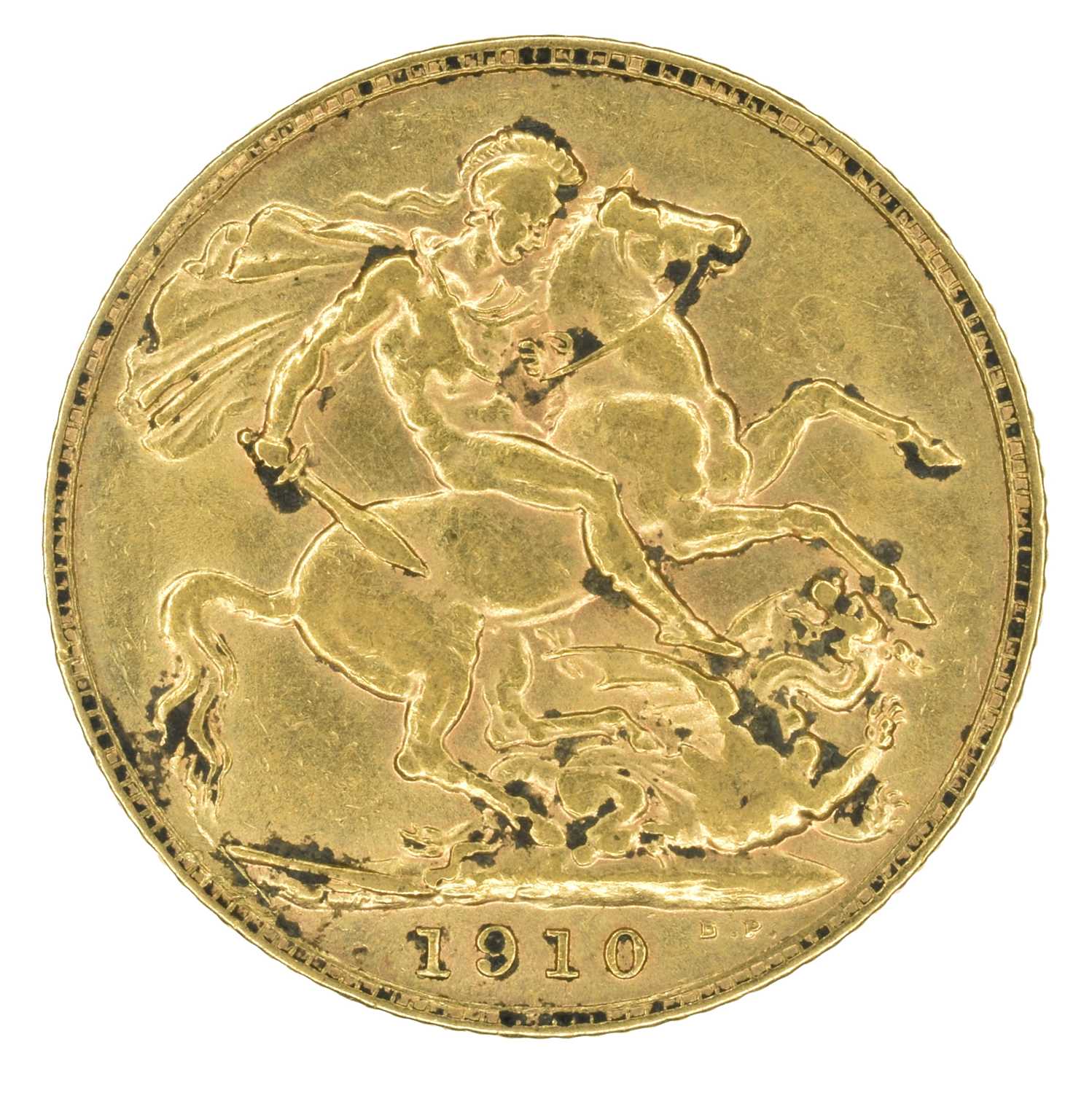 King Edward VII, Sovereign, 1910. - Image 2 of 2