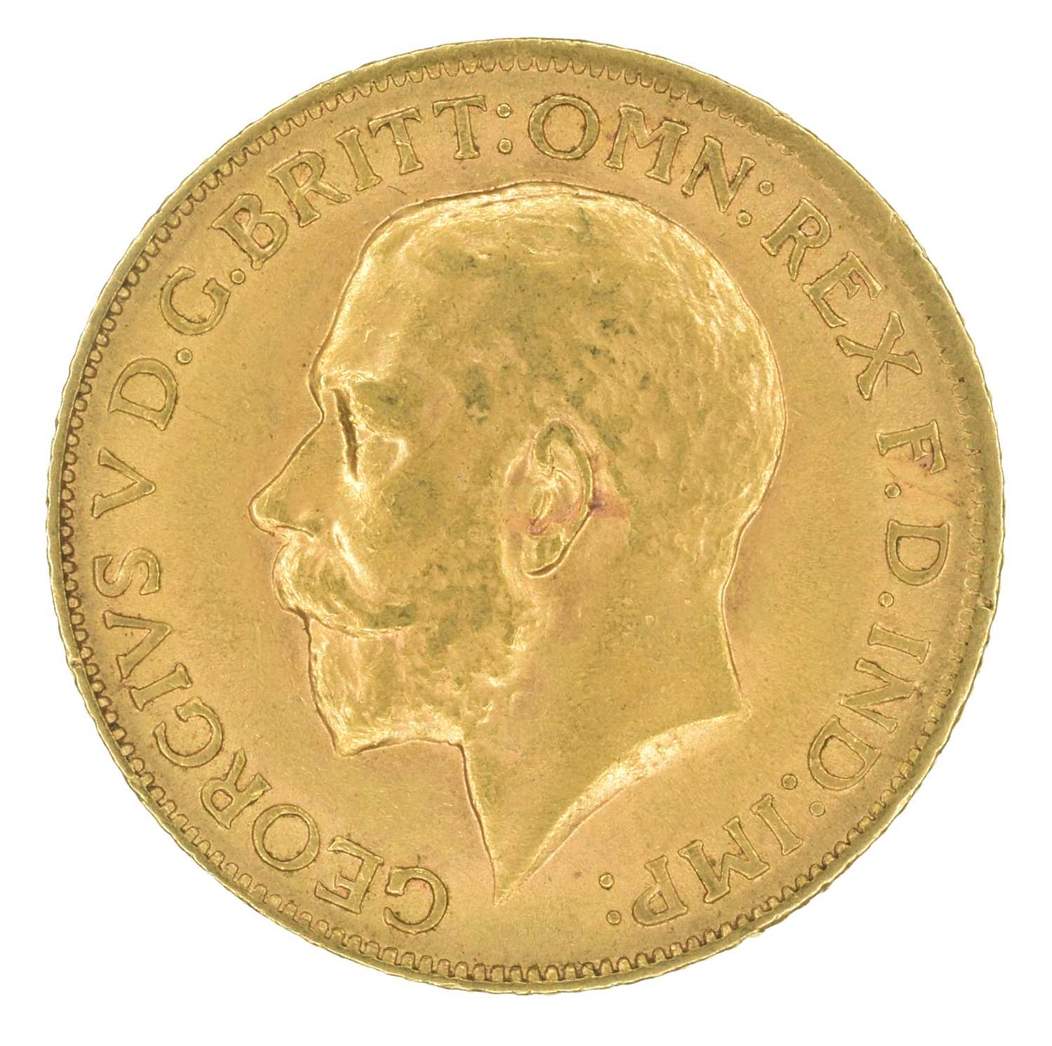 King George V, Sovereign, 1912.