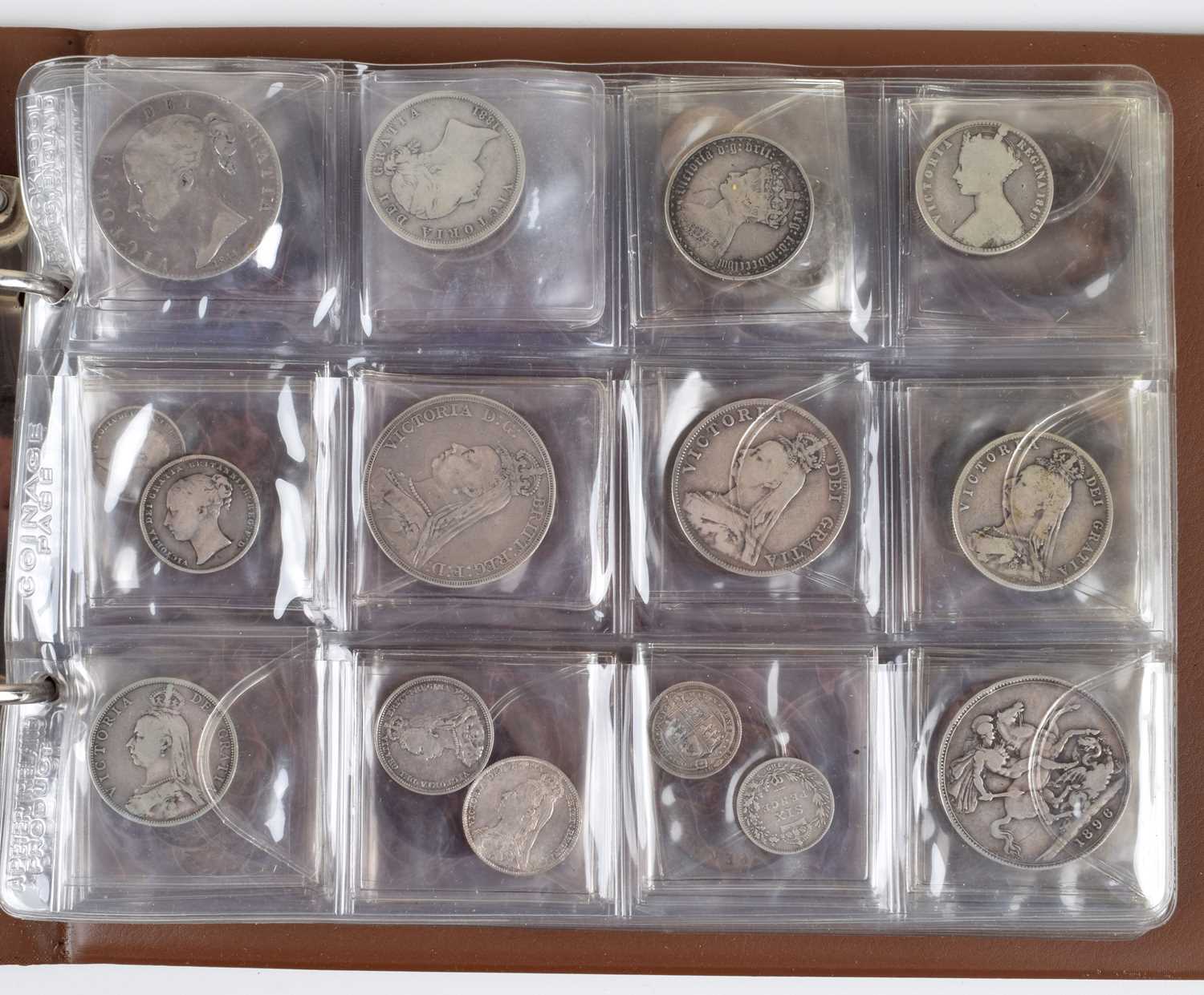 One album of historical British coinage dating from William and Mary through to George V. - Image 13 of 22