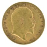 King Edward VII, Half-Sovereign, 1909.