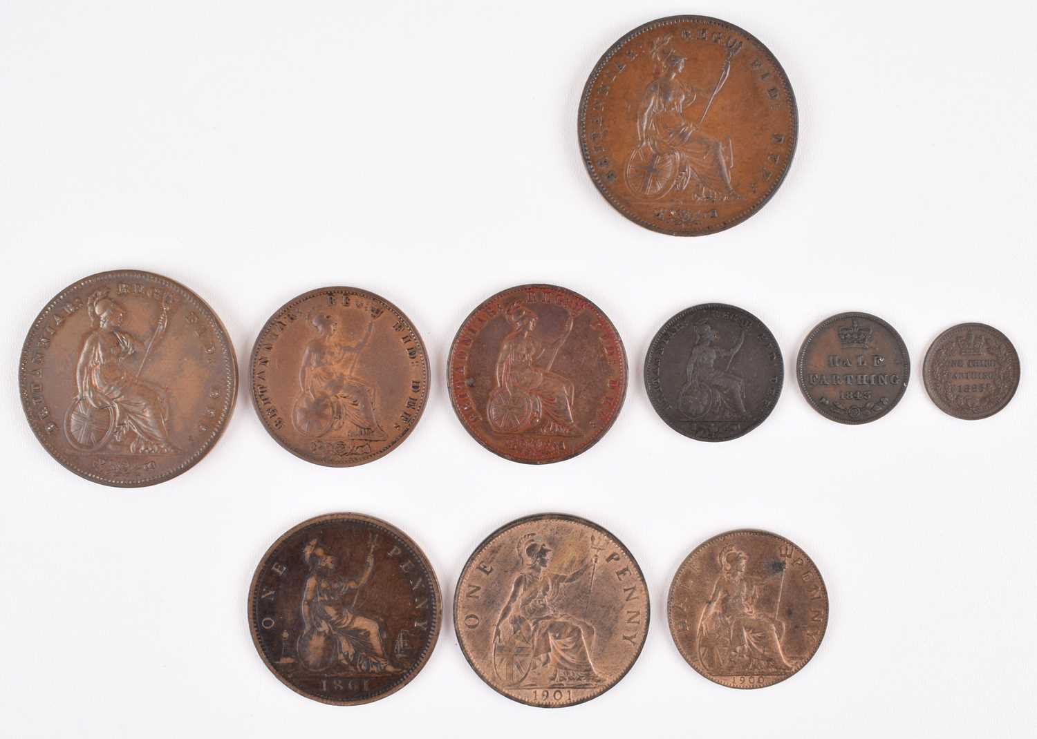 One album of historical British coinage dating from William and Mary through to George V. - Image 18 of 22