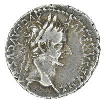 Tiberius 14AD, 'Tribute penny' of the Bible, Denarius.