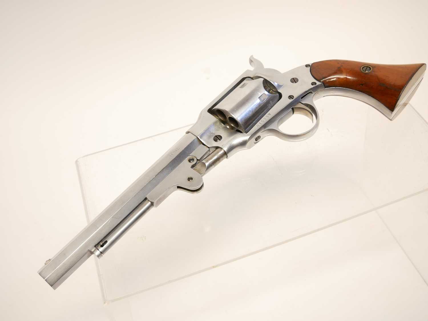 Euro Arms Rogers and Spencer .44 revolver, serial number 015239, with 7.5 inch octagonal barrel, - Image 9 of 11