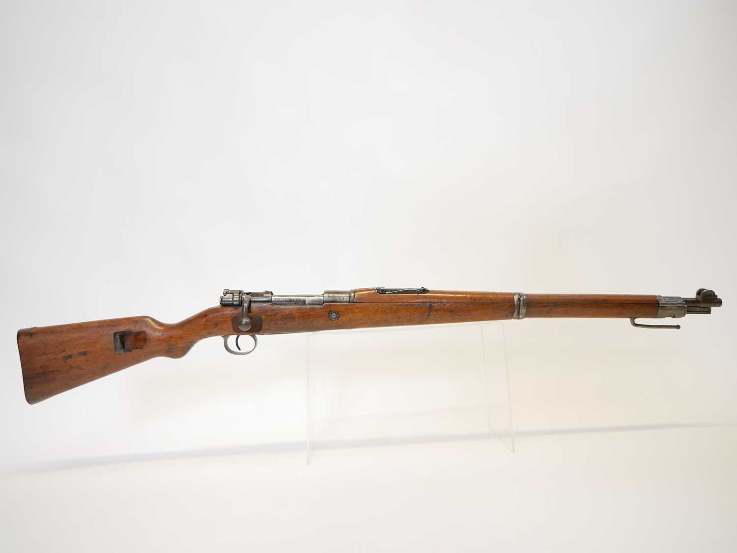 German Erfurt Mauser K98AZ 7.92mm bolt action rifle, 24ich barrel, tangent rear sight, the - Image 2 of 17