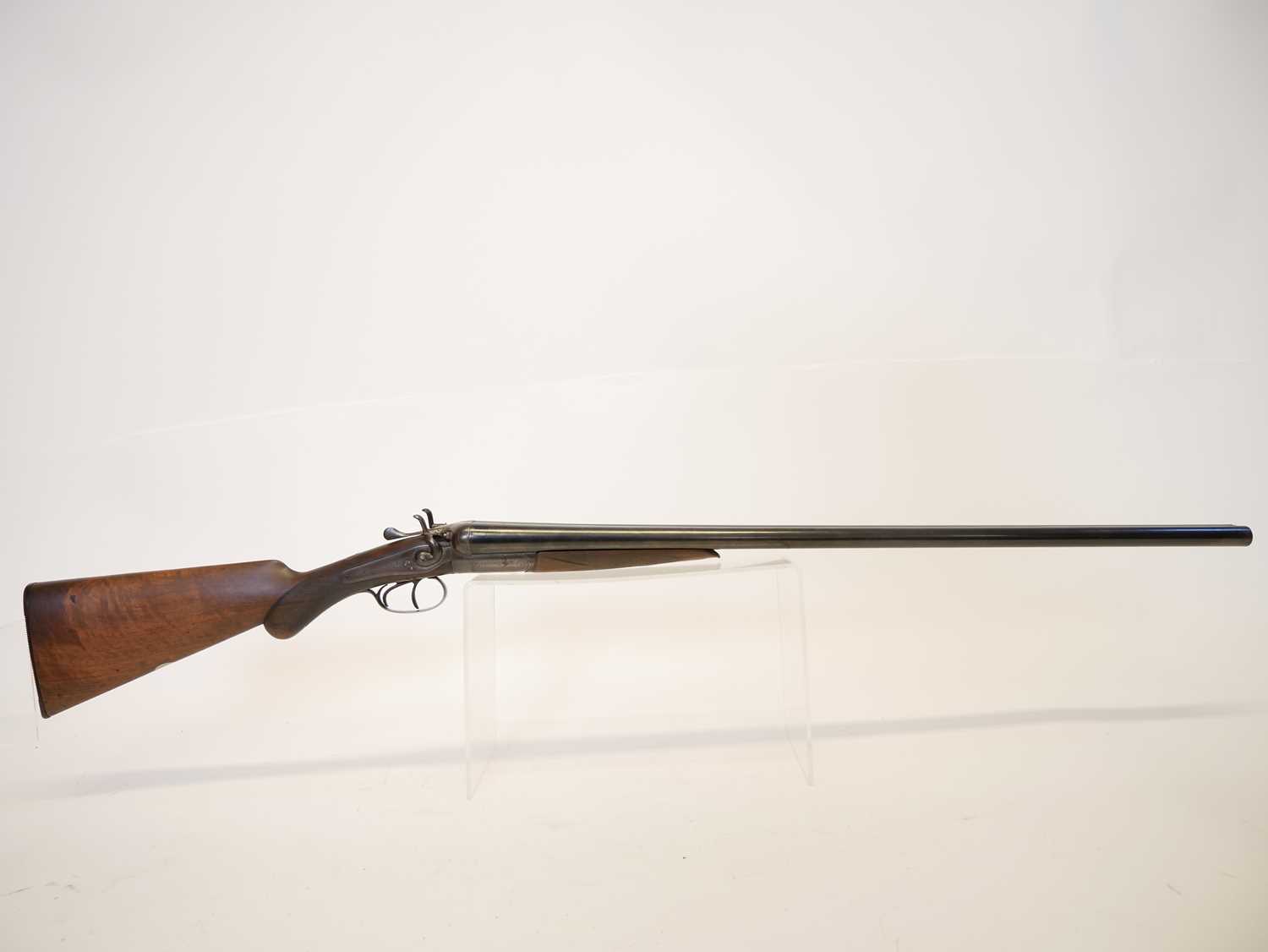 Midland 12 bore side by side hammer gun with a Gunmark travel case, serial number 32121, 30 inch - Image 6 of 16
