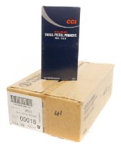 Five thousand CCI Magnum Small Pistol primers. UK FIREARMS LICENCE WITH A SMALL PISTOL CALIBRE OR