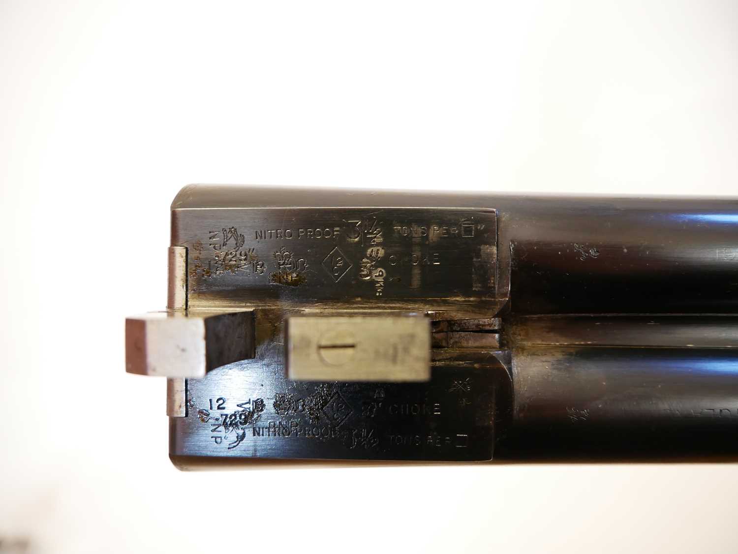 I.M. Crudgington of Bath 12 bore side by side shotgun, serial number 1400, 30 inch barrels with 3" - Image 16 of 17