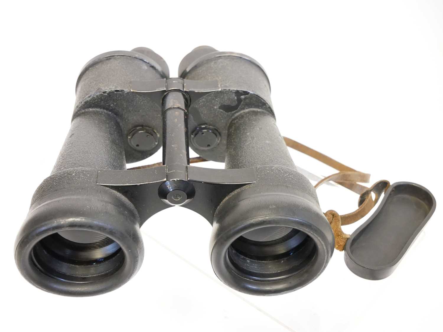 Pair of WWII German U-boat commanders 8x60 binoculars, stamped with manufacturer code BLC for Carl - Image 2 of 16