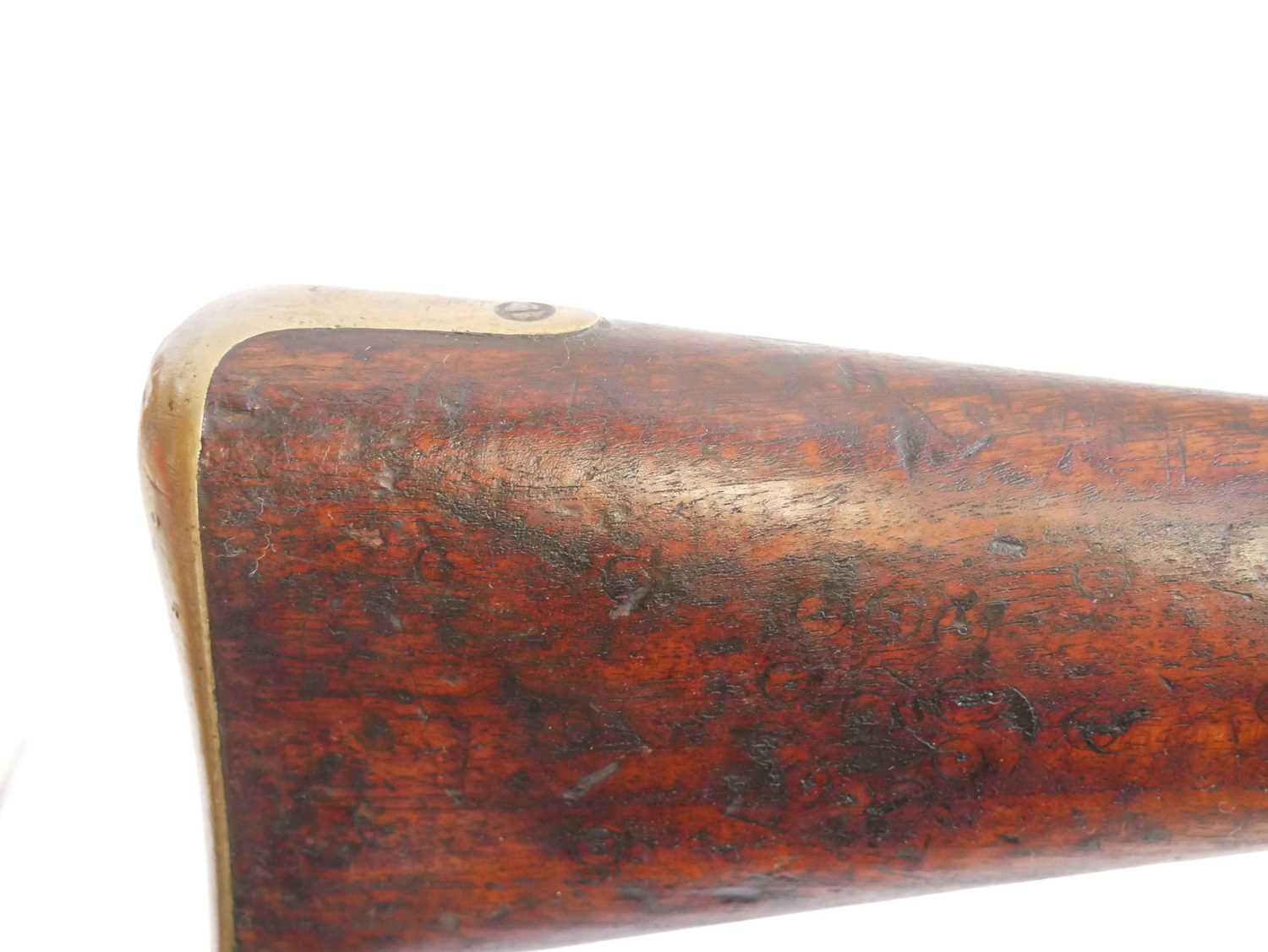 Percussion P42 .750 musket, 39inch sighted barrel, the lock stamped with a crown and VR over Tower - Image 4 of 19