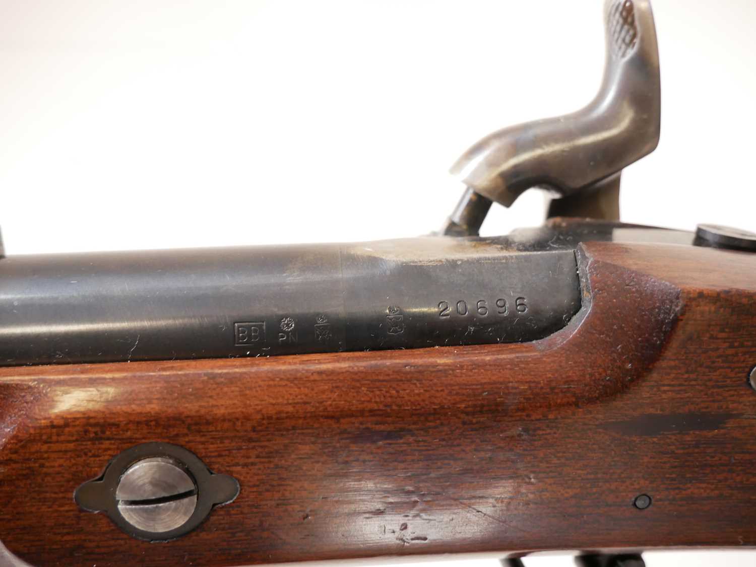 Euroarms .451 percussion muzzle loading three band Enfield type rifle, 35inch barrel with Henry - Image 9 of 16