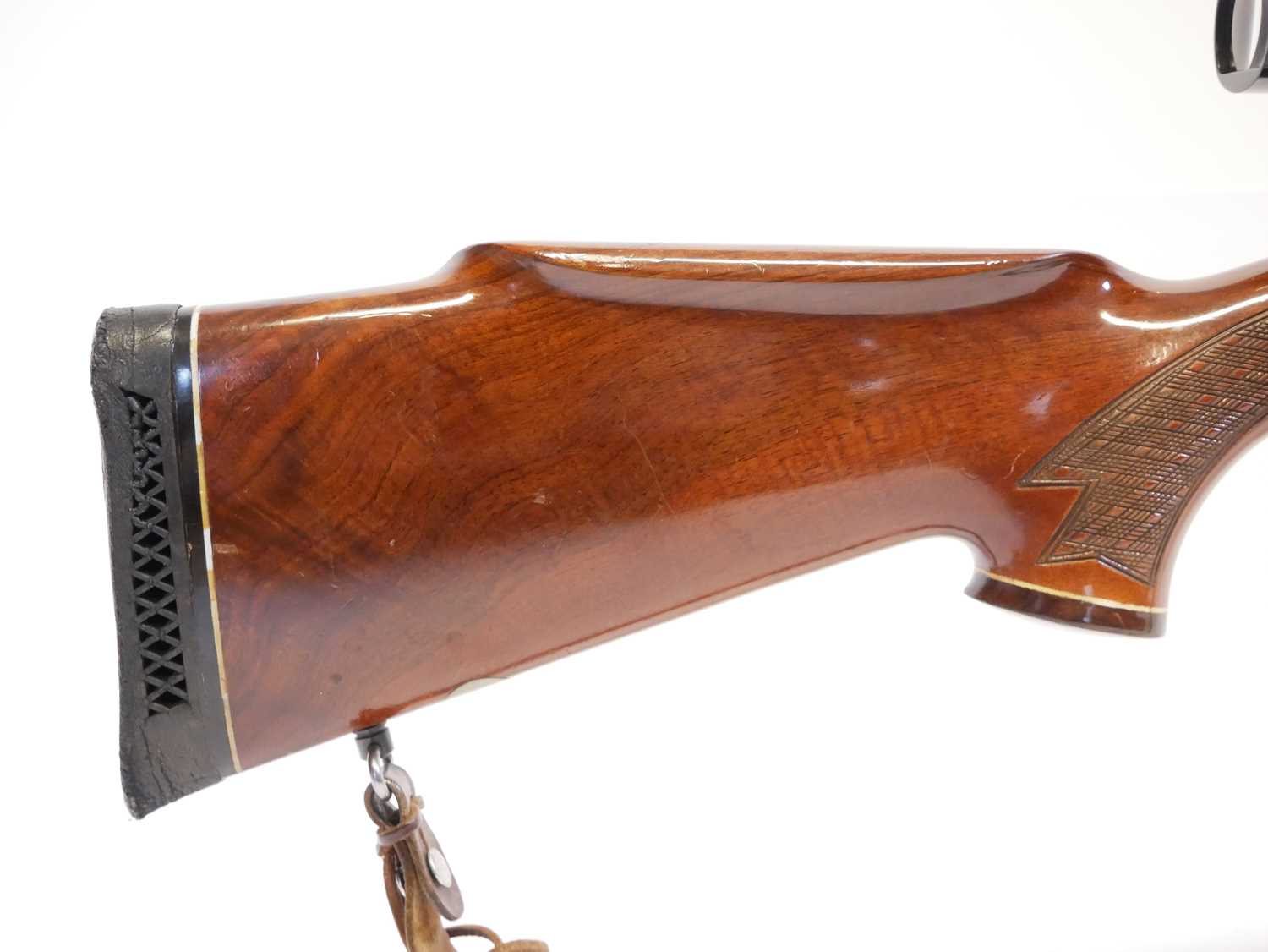 BSA .222 bolt action rifle, serial number 2P3784, 22 inch barrel, chequered stock with rosewood - Image 3 of 13