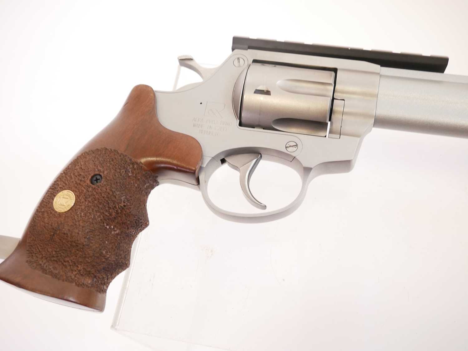 Alfa Brno .357 long barrel revolver, serial number 7351200627, 12 inch barrel, fitted with Picatinny - Image 2 of 13