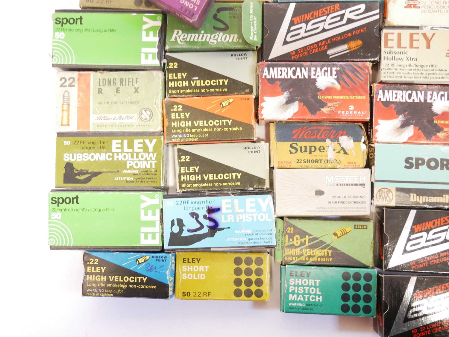 Mixed .22lr ammunition, 7,478 grams in total(including packaging) approximately 2,150 rounds. UK - Image 4 of 5