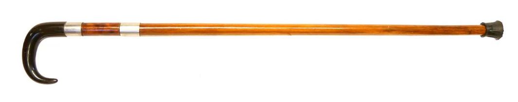 .410 walking stick shotgun, with horn grip and cane body. UK SECTION 5 LICENCE OR SPECIAL VARITION